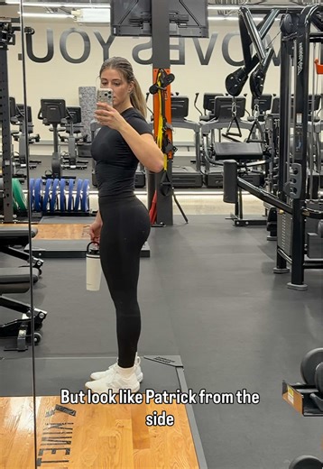 I need everyone to understand something. Our bodies have dimensions and genetics do play a role in how we look. For me😂👇🏼 Front view: SpongeBob. Side view: Patrick. This is not deception. This is geometry.📐🟨 🍑 Yes, you CAN change your physique. No, it probably won’t look exactly like your favorite influencers body because genetics do play a role! #buildmuscle #womenwholift #gymhumor #comedy #allabouttheangles