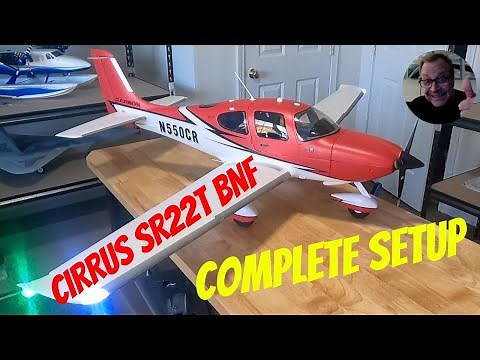 Eflite Cirrus SR22T BNF UNBOX & COMPLETE SETUP