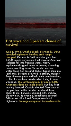 🏖️ June 6: The Day the Sea Turned Red With Blood 🌊💀