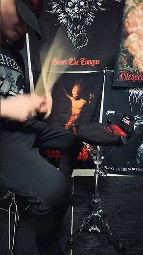 270 BPM SINGLE STROKES WORKOUT #shorts #drums #practice #15yearsold