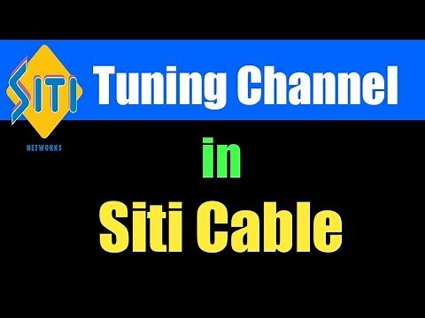 How To Tuning Channel In Siti Cable | Tuning Siti Cable Set Top Box | Siti Cable Turning Mode