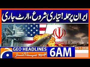 US could attack Iran within days, Israeli media claims | Geo News 6 AM Headlines | 15th Jan 2025