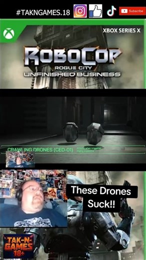 Robocop Hates Drones!!