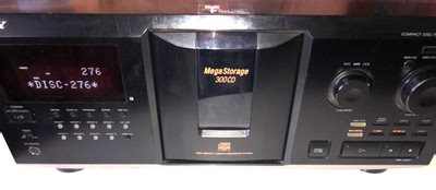 Sony MegaStorage CDP-CX355 300 Disc CD Player Changer For Parts or Repair | eBay