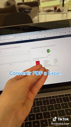 Convierte estados de cuenta a Excel fácilmente