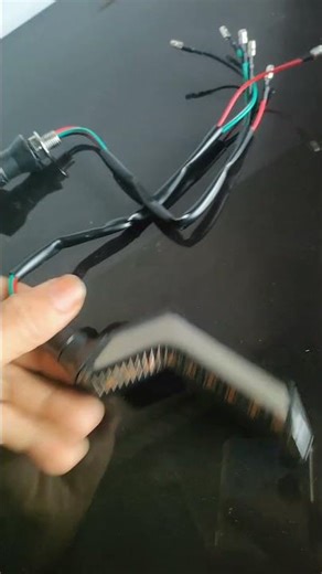 48V LED Z-Shaped Turn Signals With Audi Chasing Effect, Pair Of Turn Signal Lights For Electric V...