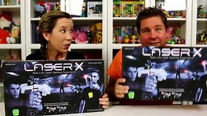 国外热门玩具LASER X 联盟镭射枪，一起来个家庭大作战吧！