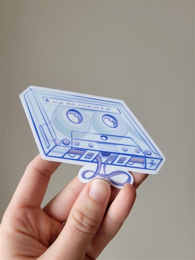 Cassette Tape Sticker