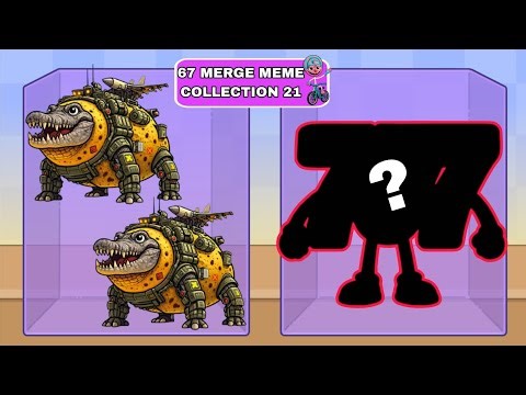 Merge Fellas 67 Meme Merge Gameplay | Meme Collection 21 Max Level Game Boss Fight Latest Mode