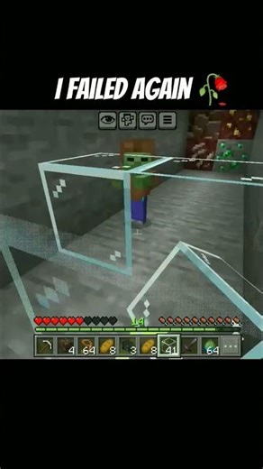 I failed again #gaming #minecraft #shorts
