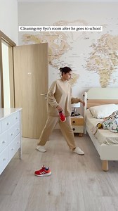 1.9M views · 2.8K reactions | Cleaning up Zaydoo’s world map-themed room today! ✨ I’ve always loved coming home to a clean room with a made bed, and I want Zaydoo to experience that too. On weekends, we clean it together so I can teach him the importance of keeping his space tidy and cozy. I’d love some fresh ideas to make it even more special also your fav cleaning hacks 珞 | Mom_in_dubai | Facebook