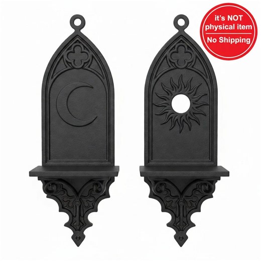 Gothic Wall Shelf STL File, Gothic Home Decor, 3D Print Files, Vintage Shelf - Etsy Canada