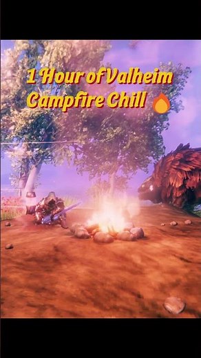1 Hour of Valheim Campfire Chill 🔥