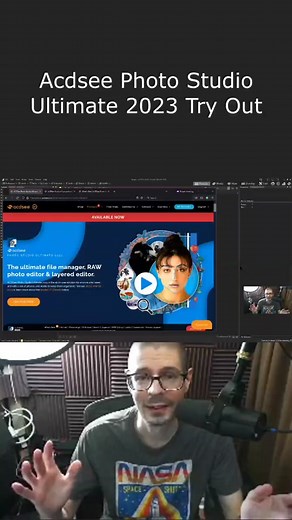 Trying out Acdsee Photo Studio Ultimate 2023 that is used for managing and editing photos among other tasks. For years now I mostly use the manage, develop, and viewing capabilities of the application but they have been adding a lot to the edit tab with AI enhanced tools. Acdsee's marketing agency sent me a license code to make this. My full video is on YT. #acdsee #photography