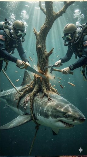 “The Moment The Shark Began Crying… 💔 (AI Short Film)”😭😱