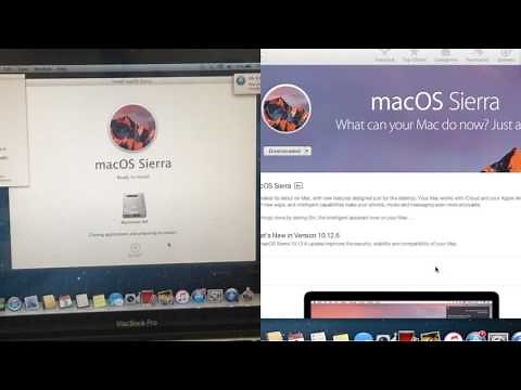 Mac OS Sierra Upgrading, 10.8, 10.7, 10.6 To 10.12.6