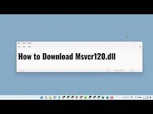 How to Download Msvcr120.dll