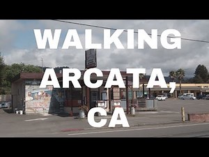 Walking Arcata, California: Bayside to Downtown Pizza Tour (Humboldt County) 4K CINEMATIC