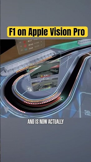 This Vision Pro F1 App is Nuts -- Real-Time 3D Track Data + Live Feed. #f1 #apple