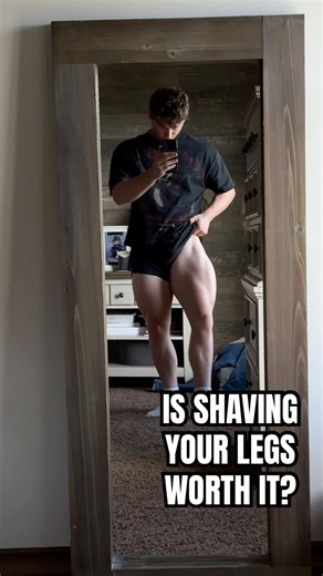 Is shaving your legs as a bodybuilder worth it? #gym #bodybuilding #training #workout #legday