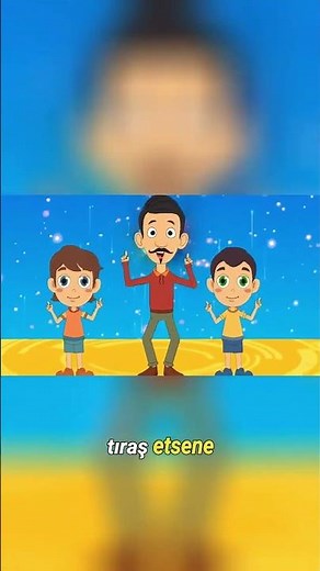 KUAFÖR AMCA ÇOCUK ŞARKISI - Eğlenceli Çocuk Şarkıları #shorts #animation