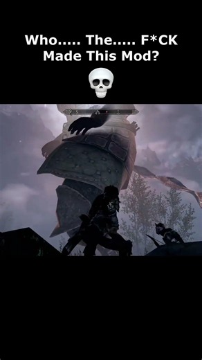 Who..... The..... F*CK Made This Mod? 💀 #skyrim #elderscrolls #shorts #switch #switch2 #nintendo