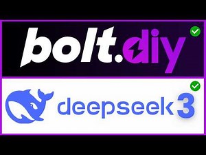 NEW Bolt.diy + Deepseek 3 Best Open Source LLM!🤖 AI Coding Agent Full Stack App Generation