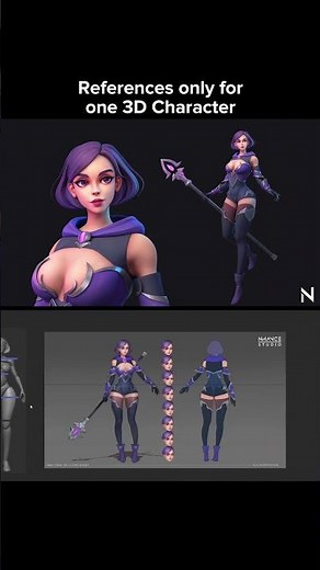 3D Character References – Full Pipeline Breakdown
