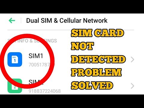 Fix OPPO Phone Sim Card Not Detected Problem Solved