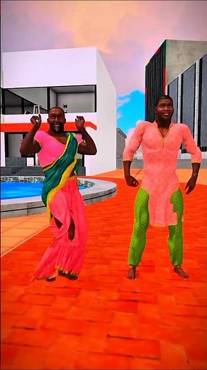 Franklin Dancing on Funny Song 😂 | GTA V Funny Shorts