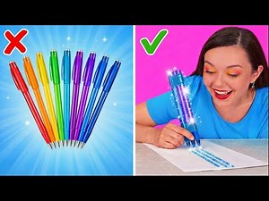 HOW TO BECOME THE SMARTEST STUDENT || From Average to Genius! Creative Art Hacks by 123 GO!