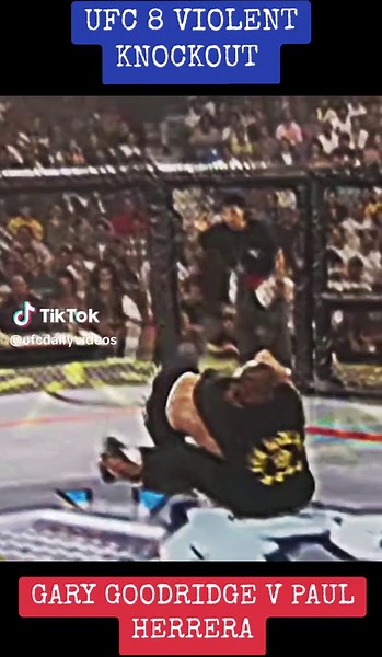 UFC 8: Gary Goodridge's Brutal Knockout of Paul Herrera