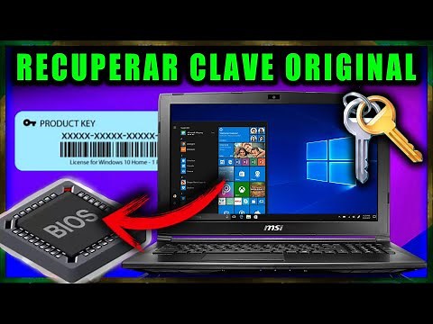 💻 Windows 10 | How to recover your original factory key/license (BIOS) 😯 ✅