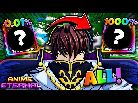 Obtaining EVERY Supreme in Anime Eternal ROBLOX..