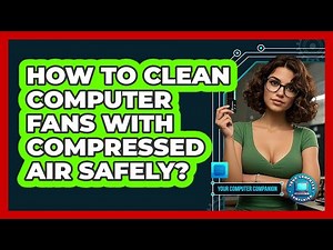 How To Clean Computer Fans With Compressed Air Safely?