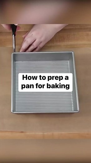 Learn how to prepare all of your pans for baking so that your cakes don’t stick and everything will release easily! First in the series is square and rectangle pans. Here we go! #bakingtips #learntobake #bakingtricks #bakingfromscratch | Baker Bettie