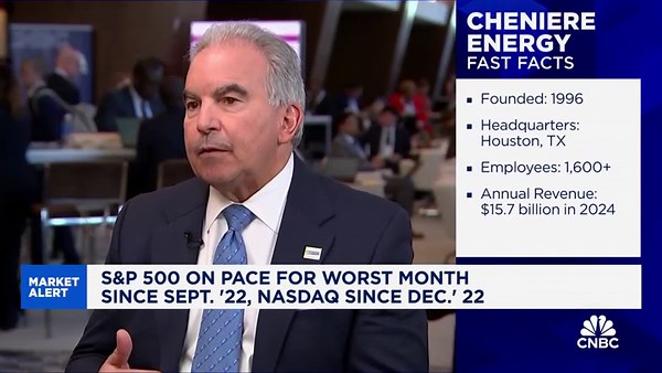 Cheniere Energy CEO on tariffs: Don't see a big impact right now for us