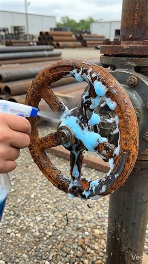Satisfying Rust Removal from Industrial Steel Valve Wheel | Extreme Rust Cleaning Transformation