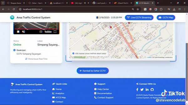 Air Traffic Controll System Website (ATCS), streaming by youtube and rtsp (real time stream protocol) built with laravel 11. #atcs #laravel #php #javascript #coding #codinglife #codingtiktok #programmer #programmerlife #website #teknikinformatika #anakit #codingmemes #leaflet #maps #bootstrap #programmers #it