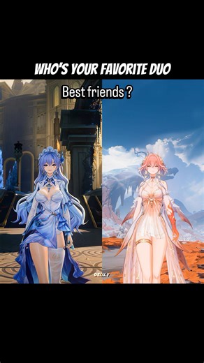 Which one is your favorite duo? #wutheringwaves #wuwa #wuwacreator #fyp #wuwacontest32 #kurogames