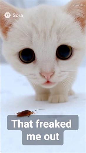 A Snowy Showdown! #貓短褲 #可愛 #小貓 #搞笑 #貓咪 #貓咪 #影片 #爆款 #寵物#熱門 #cutecat #cat