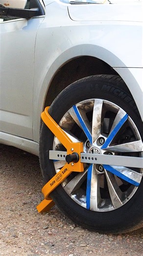 Crazy Wheel Lock | Creative Ideas