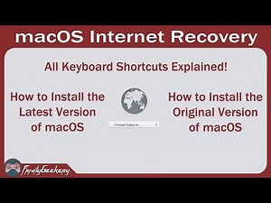 How to Use Internet Recovery to Reinstall macOS - All Options!