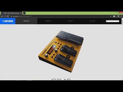 BOSS GP-10 Patch or Bundle Load/ Restore / Backup