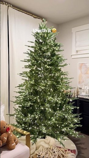 The twinkling lights on The Home Depot viral tree totally make it! ✨ #christmastree #twinklingtree