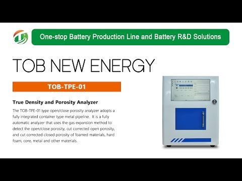 Open and Closed Porosity True Density Analyzer | TOB NEW ENERGY