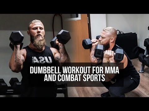 Try This Hotel Workout for MMA & Combat Sports [Dumbbells Only]