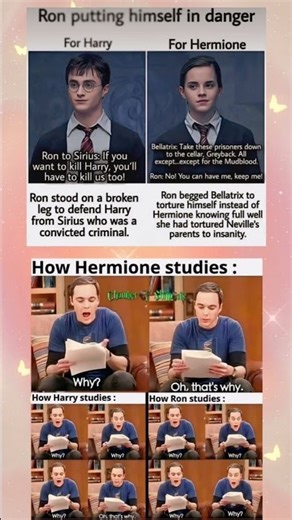 Ron Weasley wasn't just funny, he was a friend who would give his life for friendship.#harrypotter