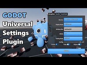 Godot Universal Settings Plugin