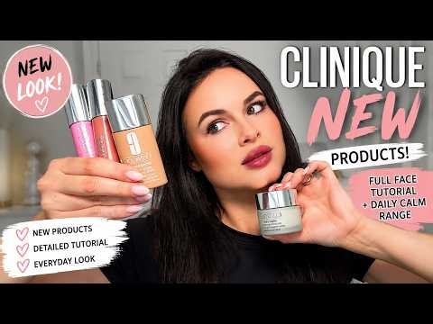 FULL FACE OF CLINIQUE MAKEUP 💕 New Products + Daily Calm Skincare | Makeup Tutorial